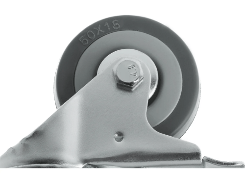 SCgb 25 колесо аппаратное с поворотной площадкой и тормозом и втулкой скольжения