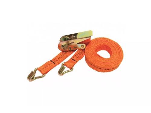 Стяжной ремень с крюками и храповым механизмом