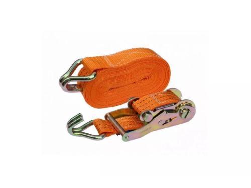 Стяжной ремень с крюками и храповым механизмом