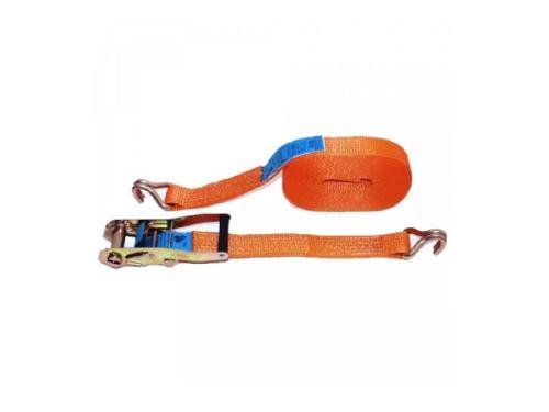 Стяжной ремень с крюками и храповым механизмом