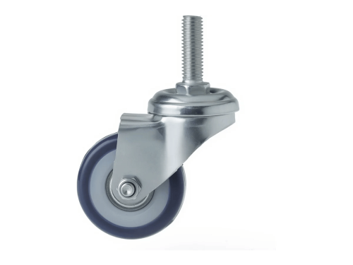 SCtv 25 колесо мебельное с болтом М10 и покрытием из поливинилхлорида