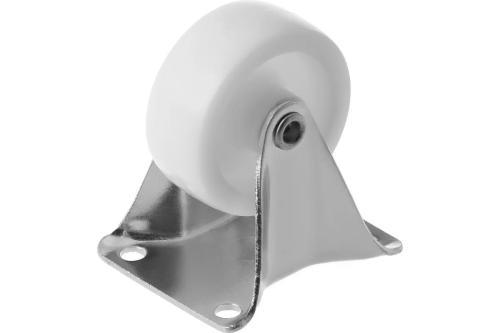 FCpp 25 колесо мебельное полипропиленовое с неповоротной площадкой