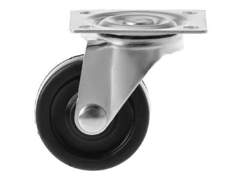 SCdd 25 колесо мебельное из твердой резины с поворотной площадкой