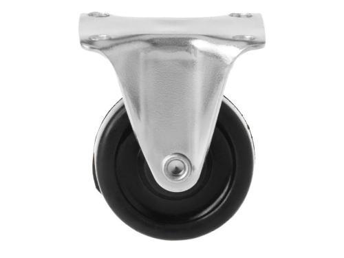 FCdd 15 колесо мебельное из твердой резины с неповоротной площадкой
