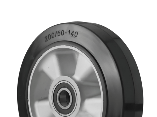 D80+1 колесо резиновое для гидравлической тележки