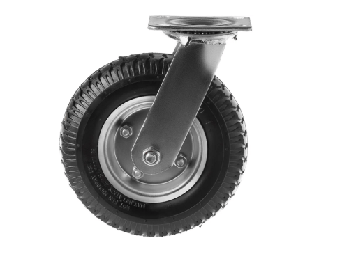 PRS 80 колесо пневматическое 2.50-4 с поворотной площадкой и металлическим ободом