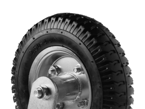 PRS 80 колесо пневматическое 2.50-4 с поворотной площадкой и металлическим ободом