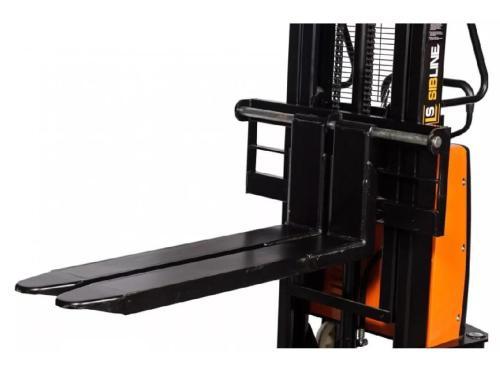 Штабелер с электроподъёмом SIBLINE SPN 1020 с раздвижными вилами 1т 2м