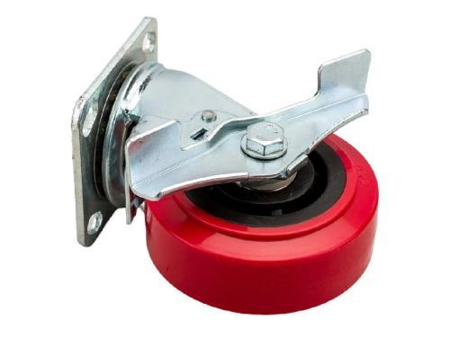 SCpnb 42 колесо полиуретановое большегрузное с поворотной площадкой и полиамидным ободом