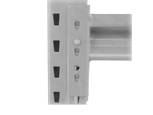 Стеллаж грузовой 2500х1500х800 мм 5 ярусов с металлическим настилом