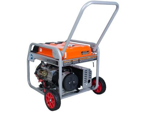 Генератор бензиновый TOR KM3800H 2.5 кВт 220В 16 л с кнопкой запуска и колёсами