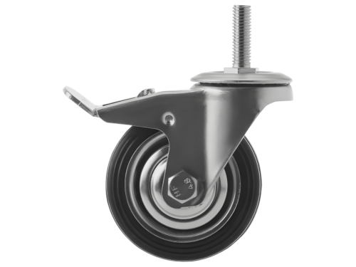 SCtb 93 колесо промышленное с болтом М10 и тормозом