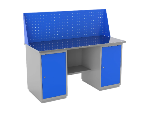 Верстак двухтумбовый ВС-1800/Т1/Т1 (№811)