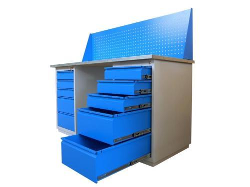 Верстак двухтумбовый ВС-1800/Т2/Т2 (№822)