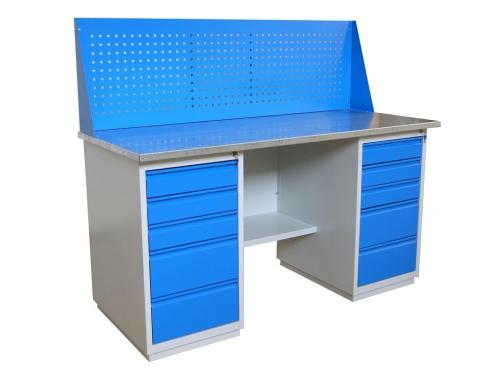 Верстак двухтумбовый ВС-1800/Т2/Т2 (№822)