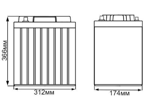 Аккумулятор Timberg T06260 (6V/260Ah)