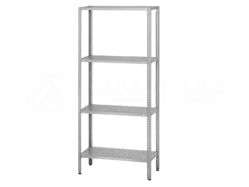 Стеллаж полочный СПЛн NORMA INOX (4 полки перфорированные)