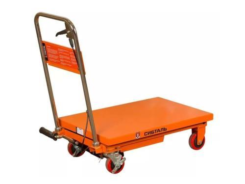 Стол подъёмный передвижной Сибталь СП150 с платформой 700х450 мм