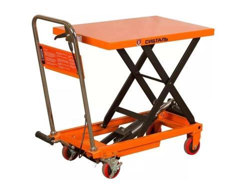Стол подъёмный передвижной Сибталь СП150 с платформой 700х450 мм
