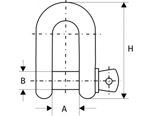 Скоба винтовая прямая G210 Сибталь