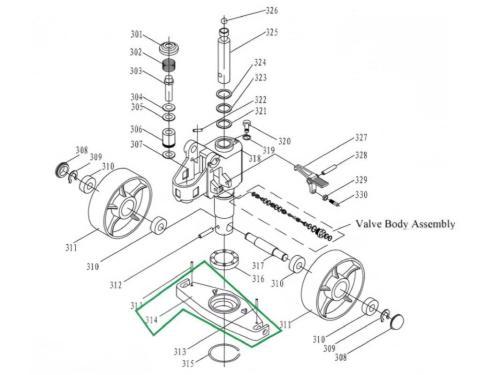 Опорная площадка гидроузла универсальная
