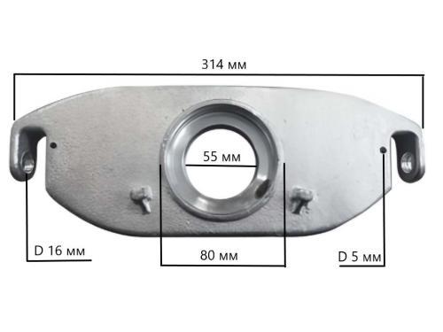 Опорная площадка гидроузла универсальная
