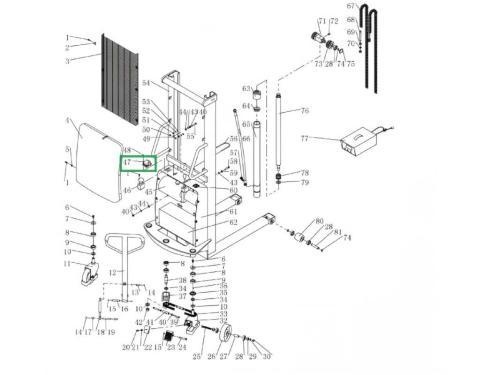 Зарядная розетка для штабелеров SPN