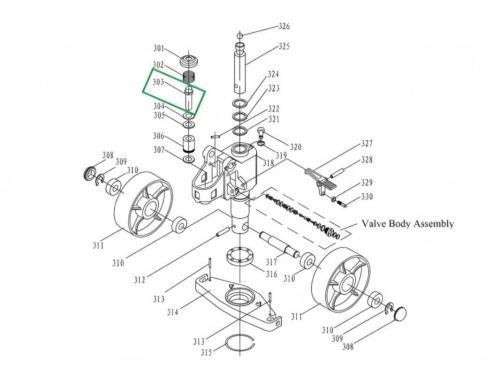 Шток нагнетательный для гидравлических тележек