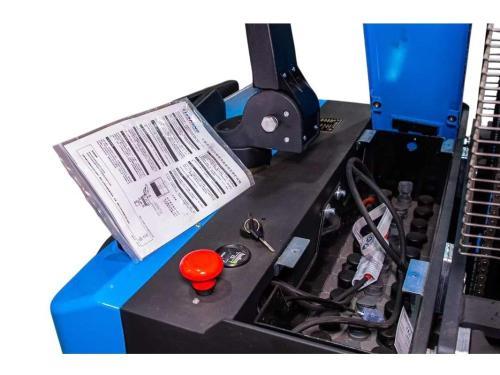 Штабелер самоходный TOR ES20T4 с платформой оператора и свинцово-кислотной АКБ 2т 6.2м