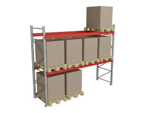 Стеллаж паллетный СТСМ 2500х3600х1000 мм 2 яруса