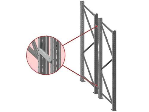 Швеллер-связь (соединитель рядов) для стеллажей СТСМ