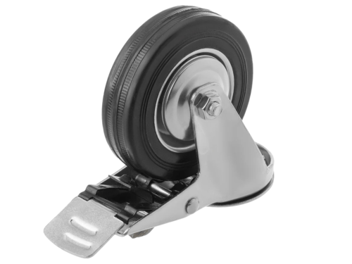 SChb 93 колесо промышленное под болт М10 и тормозом