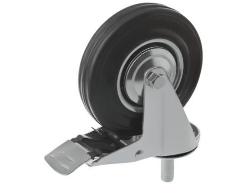 SCtb 55 колесо промышленное с болтом М12 и тормозом