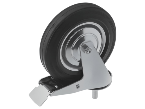 SCtb 80 колесо промышленное с болтом М16 и тормозом