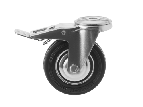 Колесо промышленное под болт М12 и тормозом SChb 42 (100 мм/70 кг)