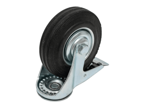 Колесо промышленное под болт М12 и тормозом SChb 55 (125 мм/100 кг)