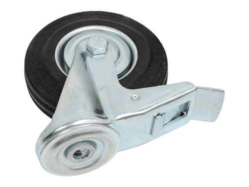 Колесо промышленное под болт М12 и тормозом SChb 55 (125 мм/100 кг)