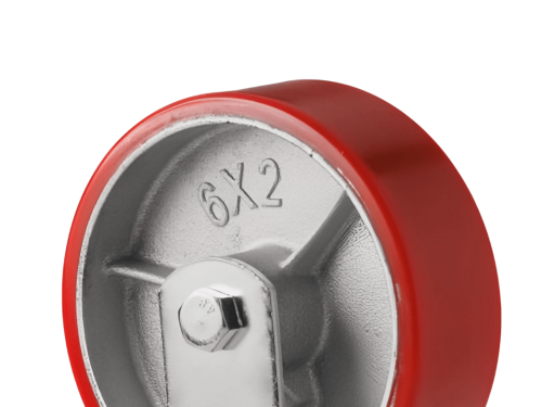 FCP 63 колесо полиуретановое большегрузное с неповоротной площадкой