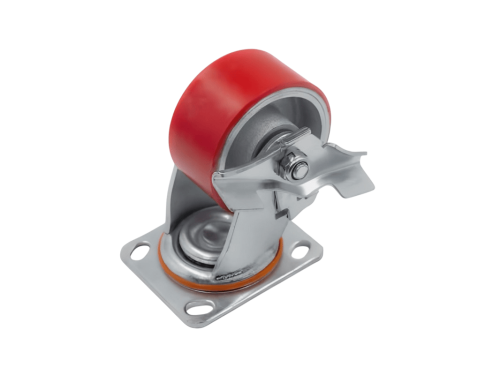 SCPB 42 колесо полиуретановое большегрузное с поворотной площадкой и тормозом