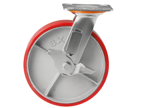 SCPB 85 колесо полиуретановое большегрузное с поворотной площадкой и тормозом