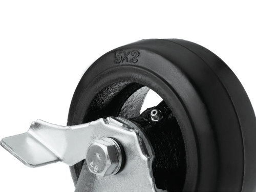 SCDB 55 колесо чугунное большегрузное с поворотной площадкой и тормозом