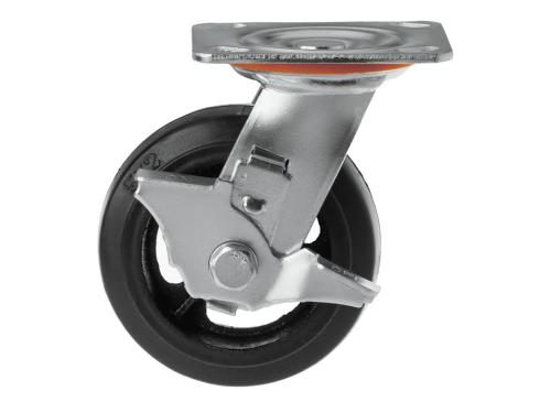 SCDB 55 колесо чугунное большегрузное с поворотной площадкой и тормозом