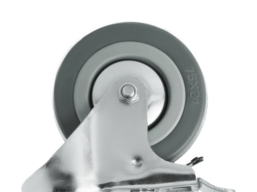 SCtgb 93 колесо аппаратное с болтом М10 и тормозом