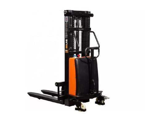 Штабелер с электроподъёмом SIBLINE SPN 1030 с раздвижными вилами 1т 3м