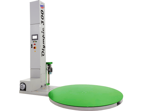 Паллетоупаковщик полуавтоматический Olympic 300-2000кг/1.65м/2500мм каретка с предрастяжением пленки 250%