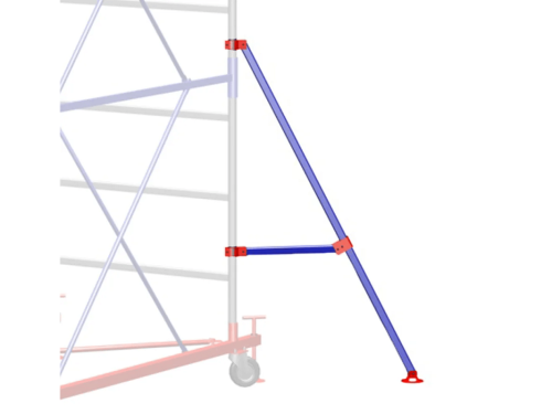 Опоры-стабилизаторы комплект 4 штуки для вышек тура МЕГА