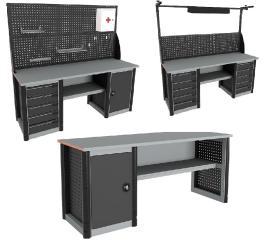 Металлические верстаки серии PROFI M