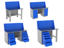 Металлические верстаки серии ВС