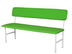 Банкетка медицинская со спинкой МД БС