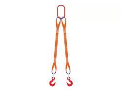 Строп текстильный двухветвевой с двумя крюками 2CT